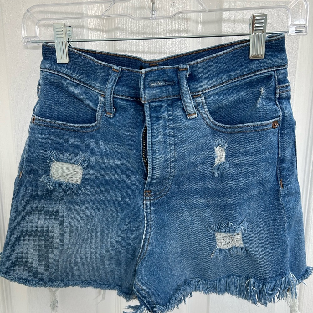 Denim Distressed Women's Shorts